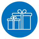 Gift boxes icon