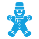 Gingerbread man icon