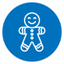 Gingerbread man 2 icon