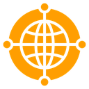 Global Network Node Ring icon