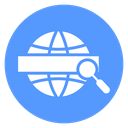 Global Search Bar Color Filled icon
