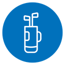 Golf bag icon