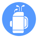 Golf bag icon