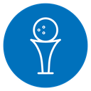 Golf ball icon