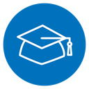 Graduation cap icon