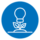 Green eco energy icon