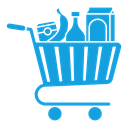 Grocery shopping icon