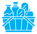 Grocery shopping icon
