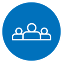 Group Of People Color Filled icon