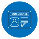 Gun license icon