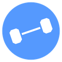 Gym Dumbbell Bar icon