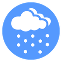 Hail Cloud Pellets Color Filled icon