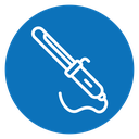Hair curler icon