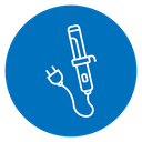 Hair Curling Iron Color Filled icon