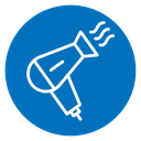 Hair dryer icon
