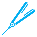 Hair straightener icon