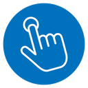 Hand click icon