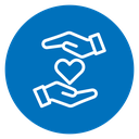 Hand holding heart 2 icon