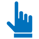 Hand pointer icon