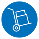 Hand truck icon