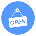 Hanging Open Sign icon