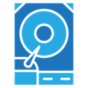 Hard disk drive Color Filled icon