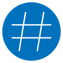 Hashtag icon