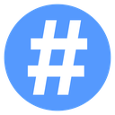 Hashtag icon