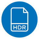 HDR image file extension icon
