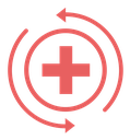 Health recovery icon