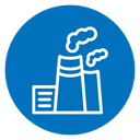Heat power station icon