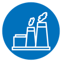 Heat power station icon