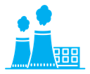 Heat power station icon