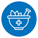 Herbal medicine icon