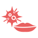 Herpes virus icon