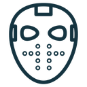 Hockey mask icon