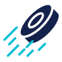 Hockey puck icon