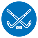 Hockey sticks 2 icon