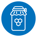 Honey jar icon