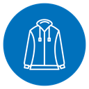 Hoodie jacket icon