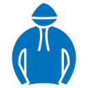 Hoodie jacket icon