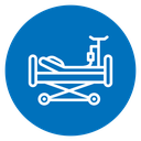 Hospital bed icon