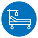 Hospital bed icon
