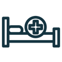Hospital bed 4 icon