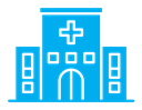 Hospital building icon