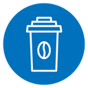 Hot coffee cup 2 icon