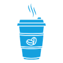 Hot coffee cup icon