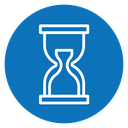 Hourglass end icon
