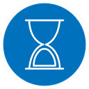 Hourglass end 2 icon