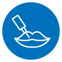 Hyaluronic acid lips injection icon